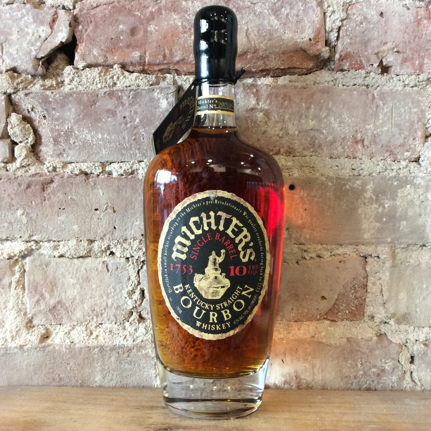 Michter's 10 Year Old Single Barrel Bourbon Whiskey