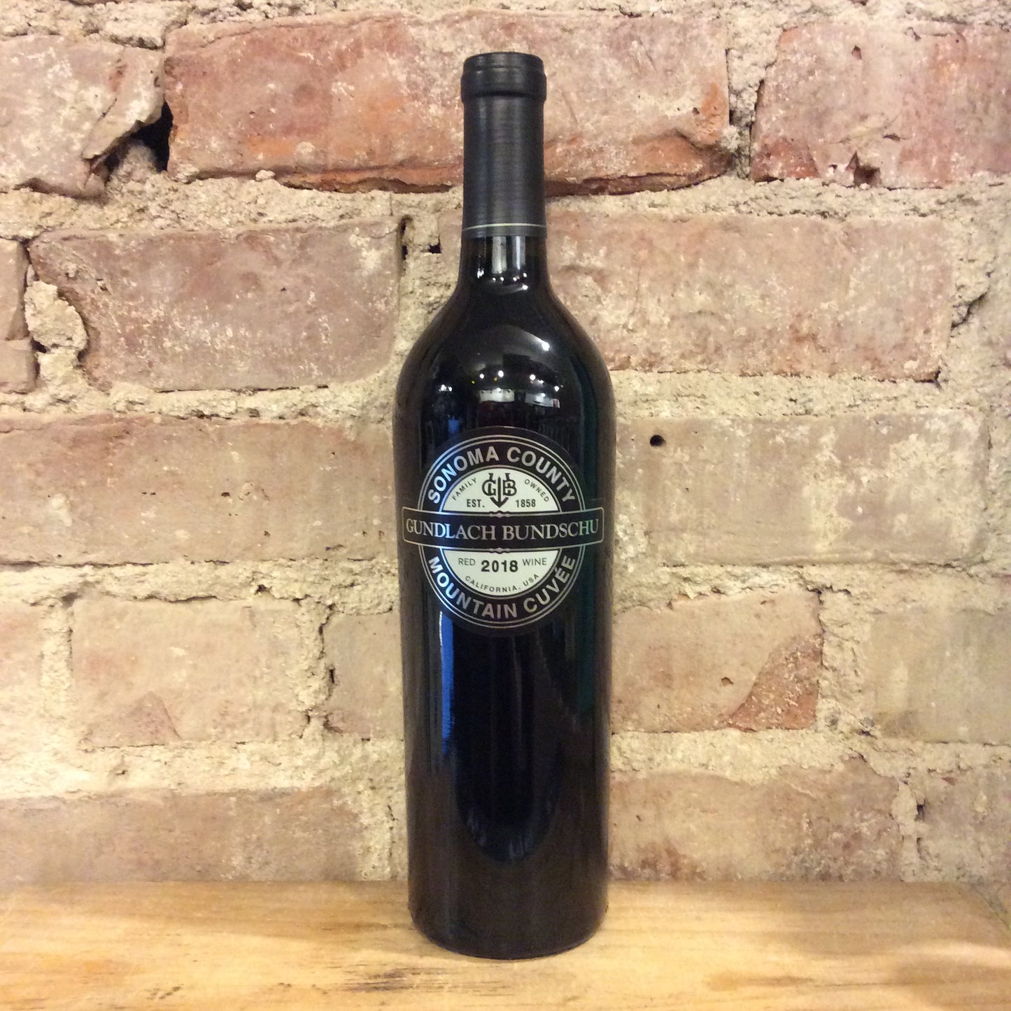 Gundlach Bundschu Mountain Cuvée Red Sonoma County 2019