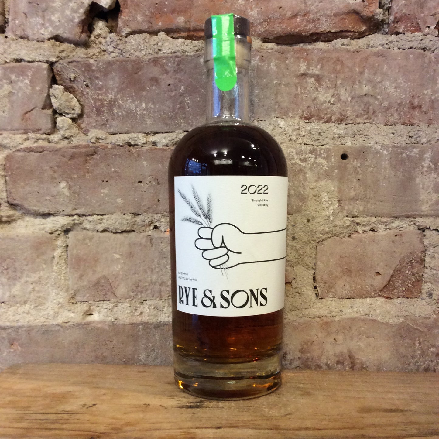 Rye & Sons Kentucky Straight Rye Whiskey 750mL