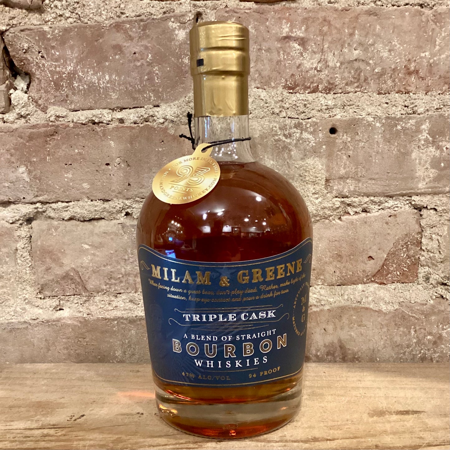 Milam & Greene Triple Cask Blended Bourbon 750ml