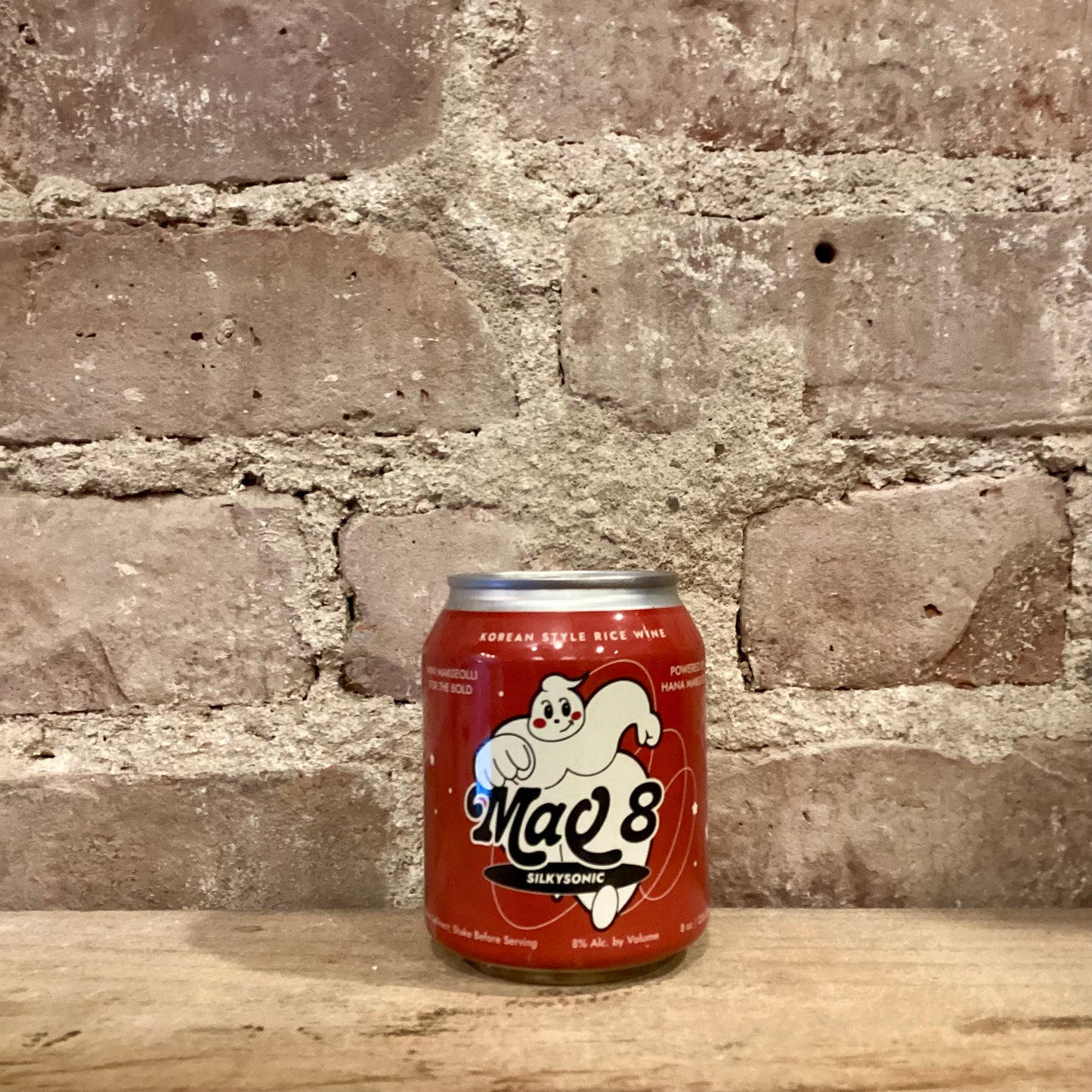 Hana Makgeolli MAQ8 Silkysonic Rice Wine 8oz can
