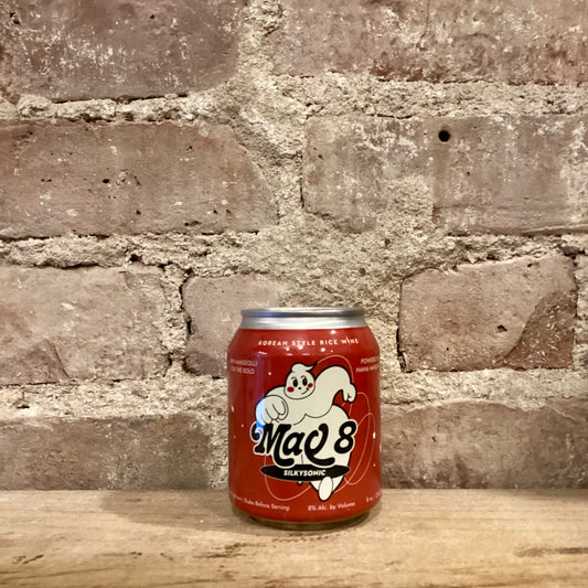 Hana Makgeolli MAQ8 Silkysonic Rice Wine 8oz can