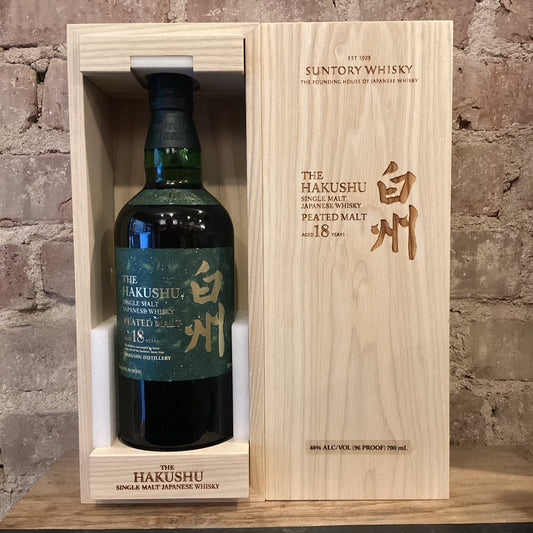 The Hakushu Aged 18 Years Peated Malt Single Malt Japanese Whisky 2025 700mL