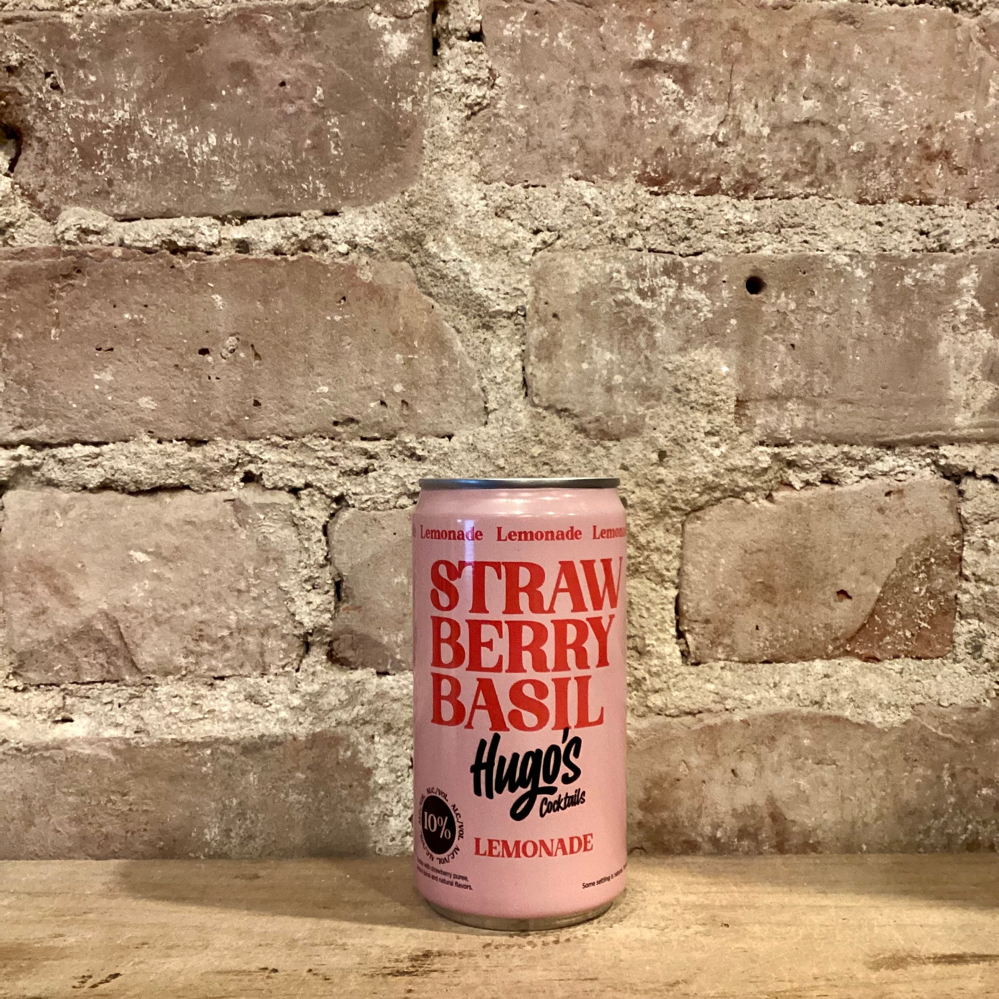 Hugo's Cocktails Strawberry Basil Lemonade 250mL can