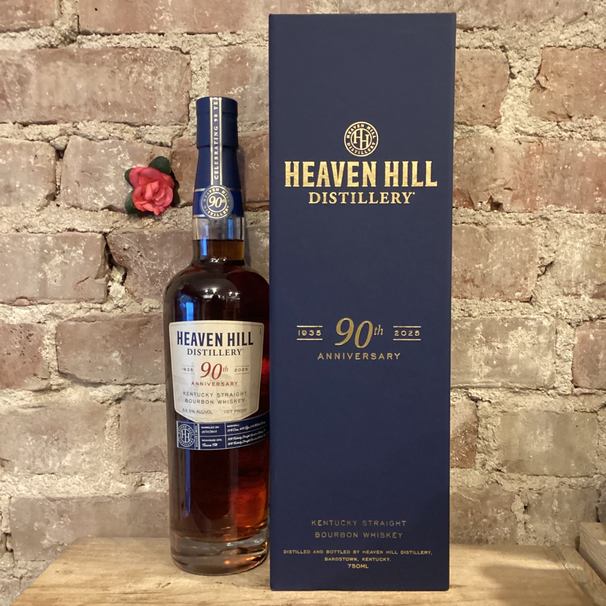 Heaven Hill Distilleries 90th Anniversary 9 Year Old Straight Bourbon Whiskey 750mL