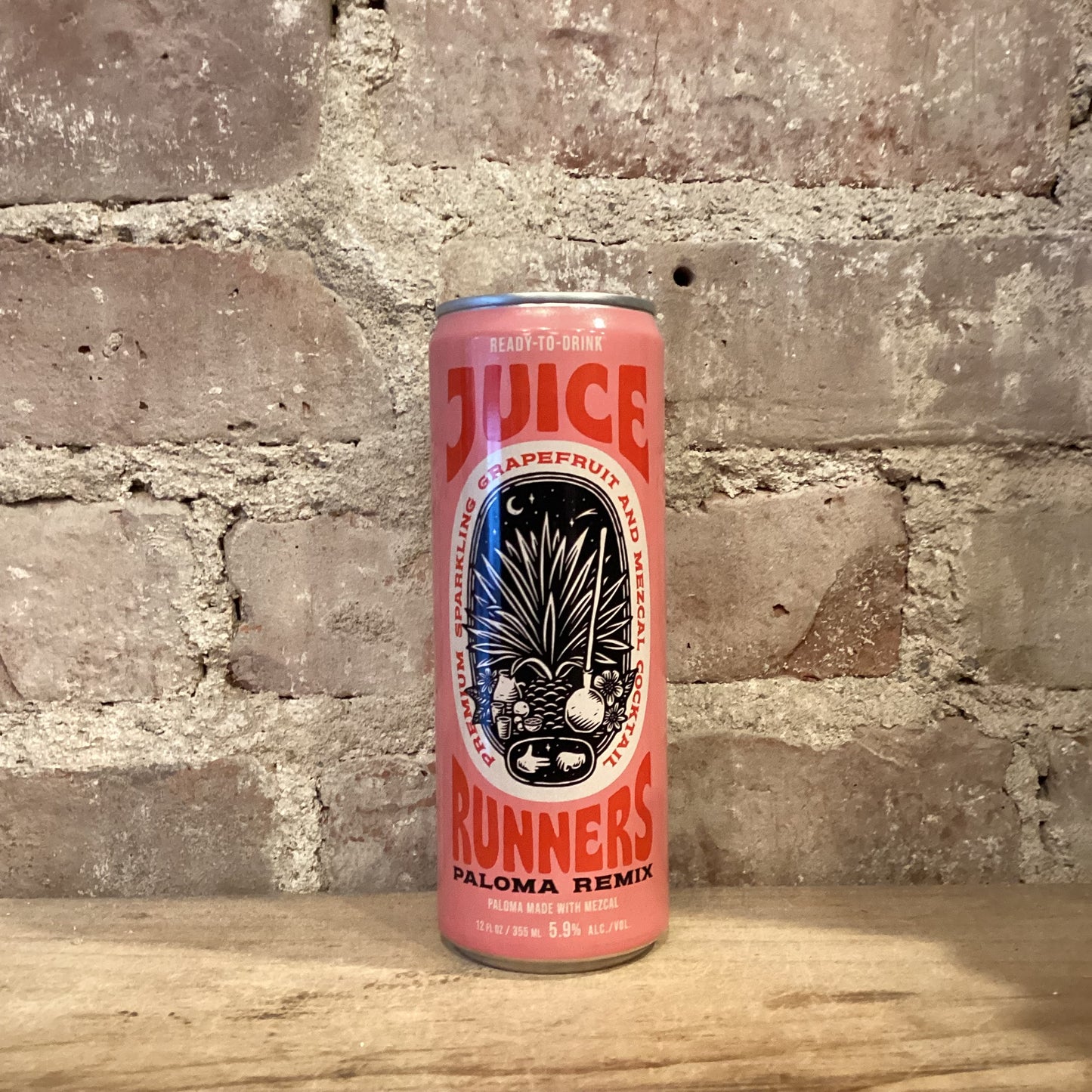 Juice Runners Premium Sparkling Grapefruit & Mezcal Paloma Remix 12oz can