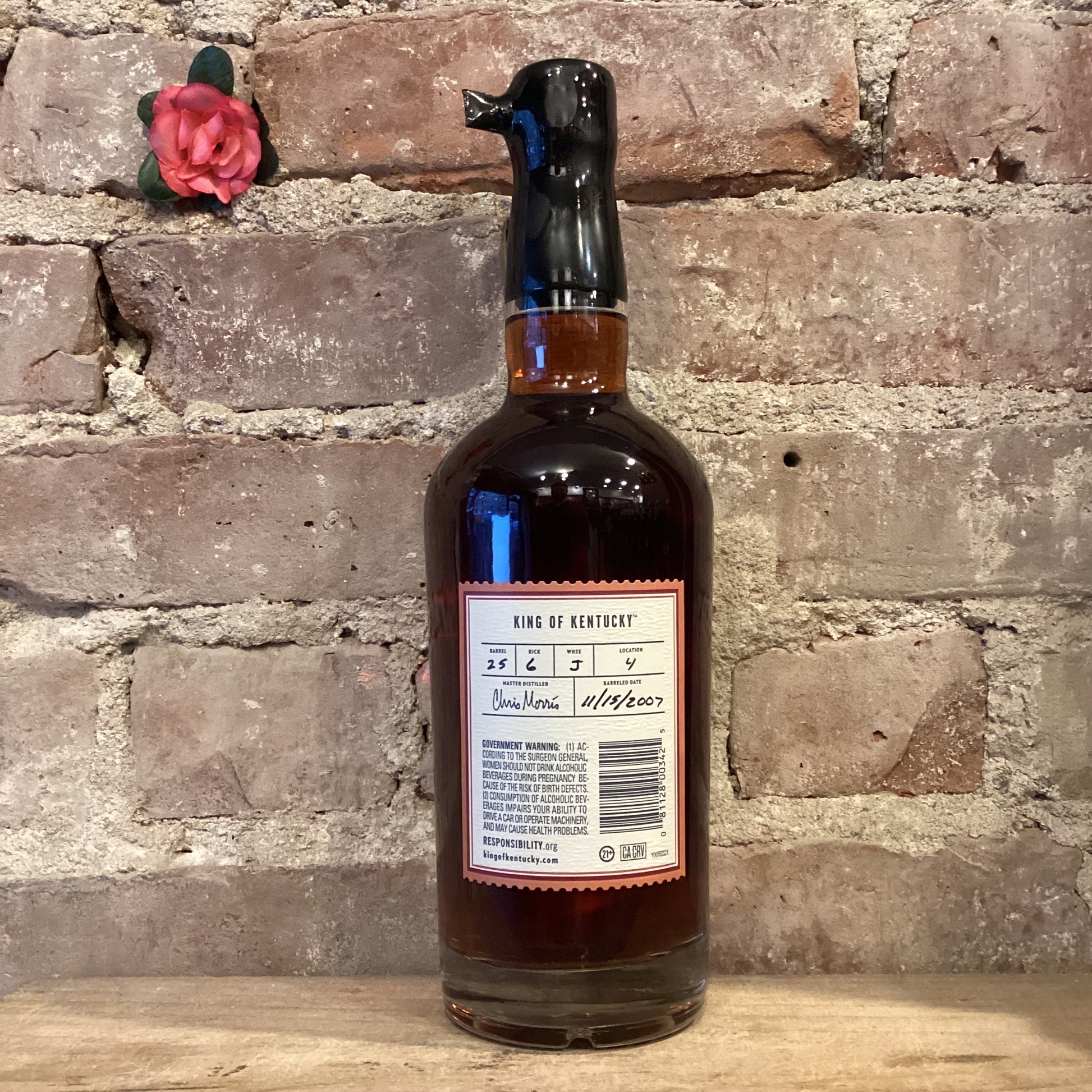 King Of Kentucky 17 Year Old Bourbon 2025 Release Single Barrel 129.2 Proof 750ml
