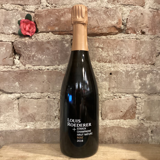 Louis Roederer Rose Champagne et Philippe Starck Brut Nature 2018 750ml