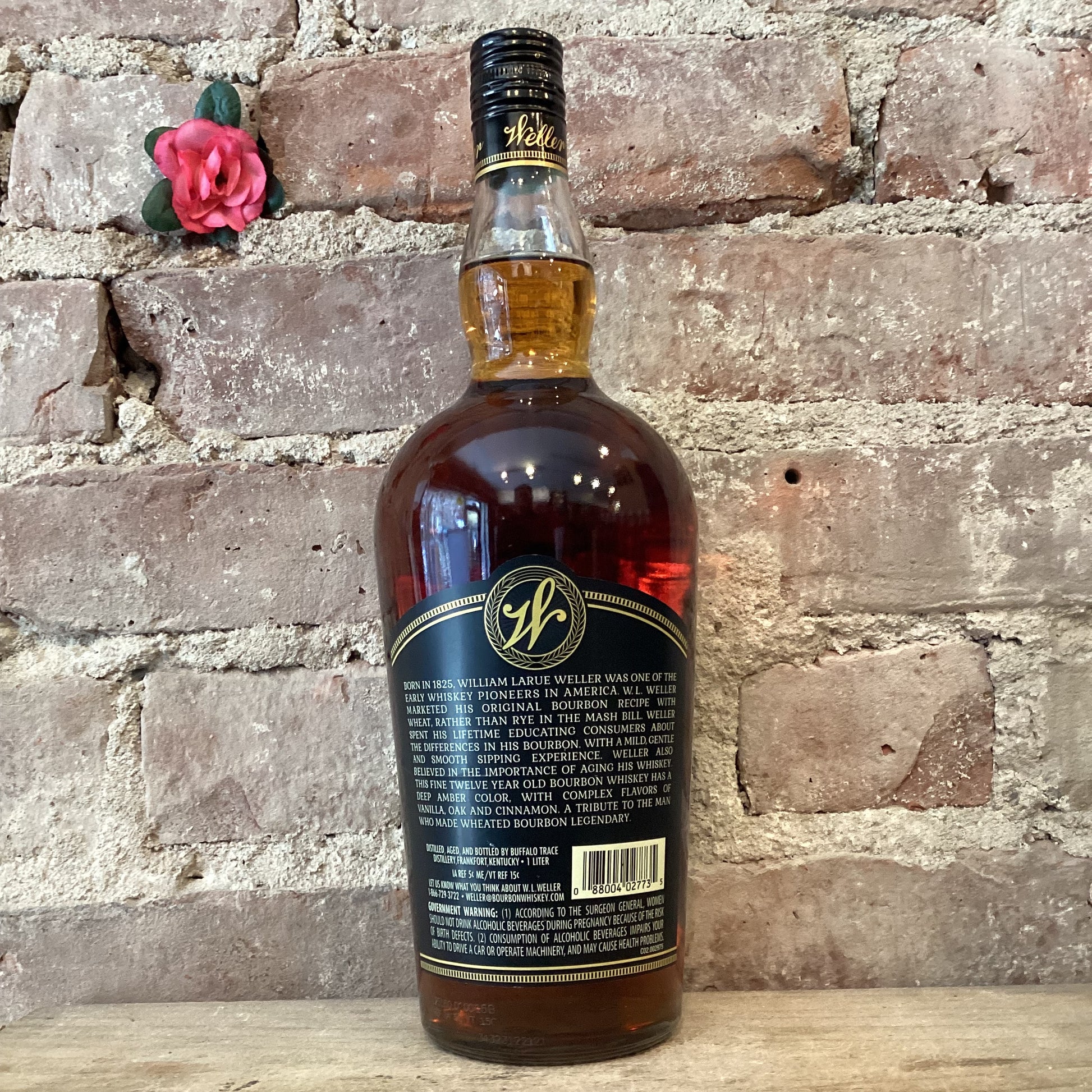 W. L. Weller 12 Year Old Kentucky Straight Wheated Bourbon Whiskey 1L