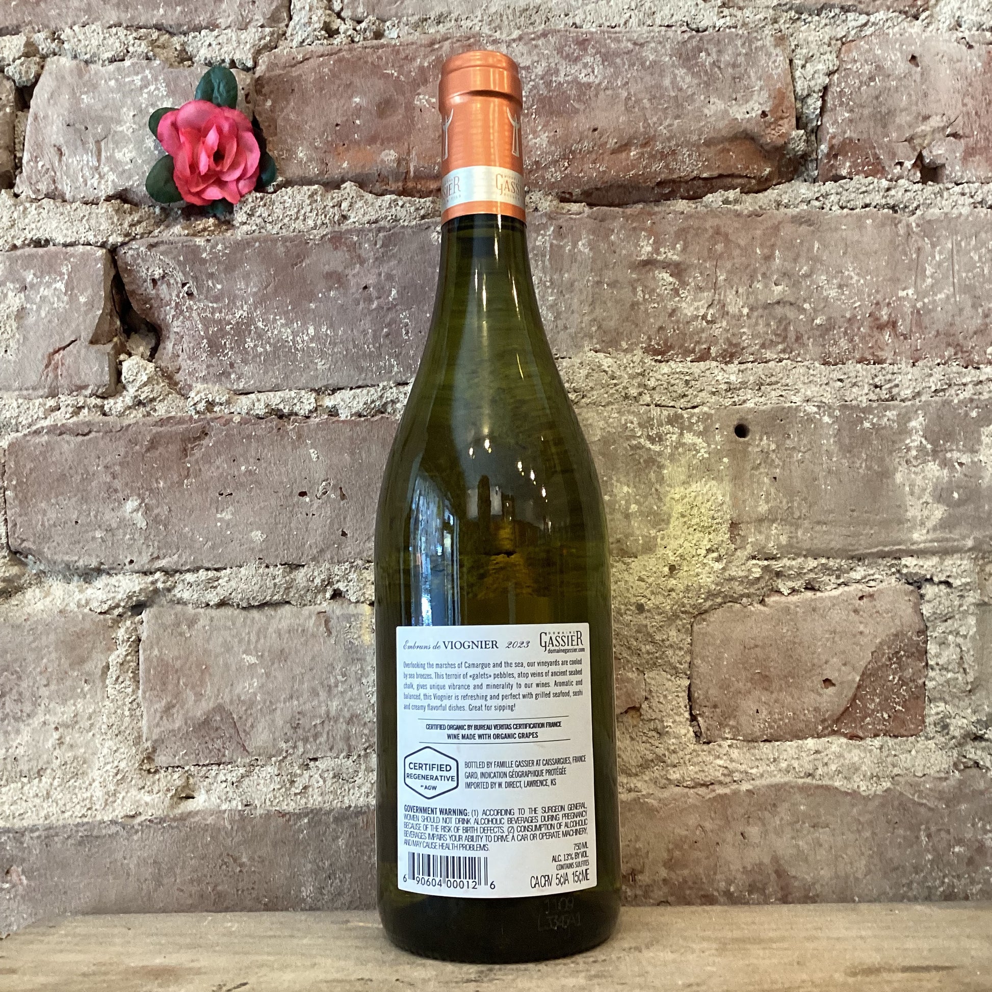 Domaine Gassier 'Embruns de Viognier' Viognier 2023 750mL