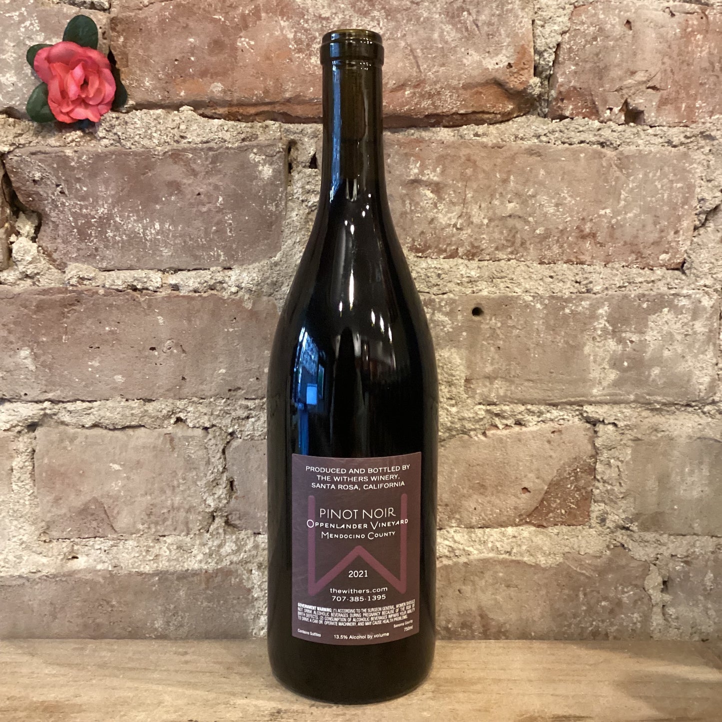 The Withers Winery Pinot Noir Oppenlander Vineyard Mendocino County 2022 750mL