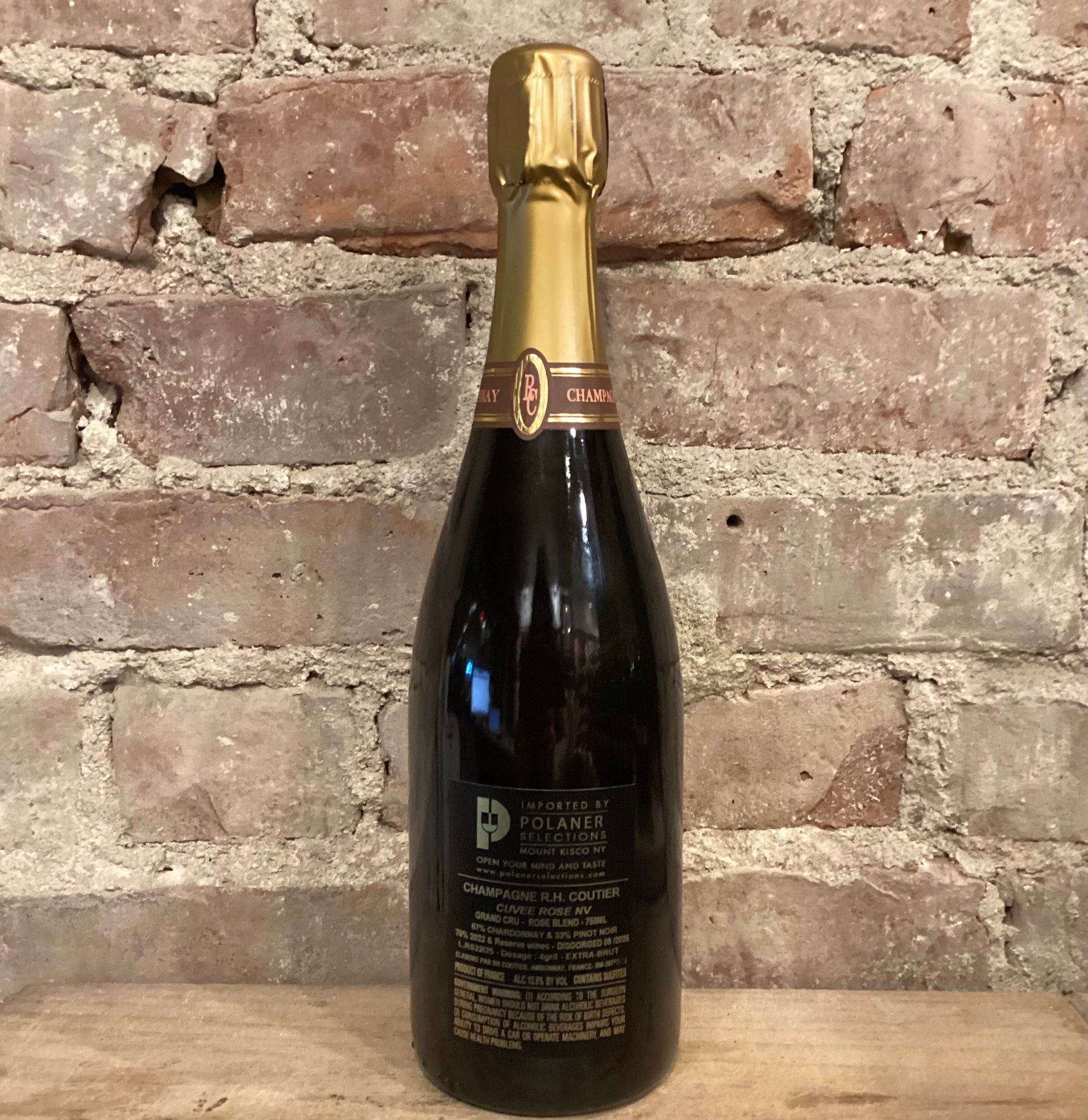 R.H. Coutier Extra Brut Rosé NV 750mL