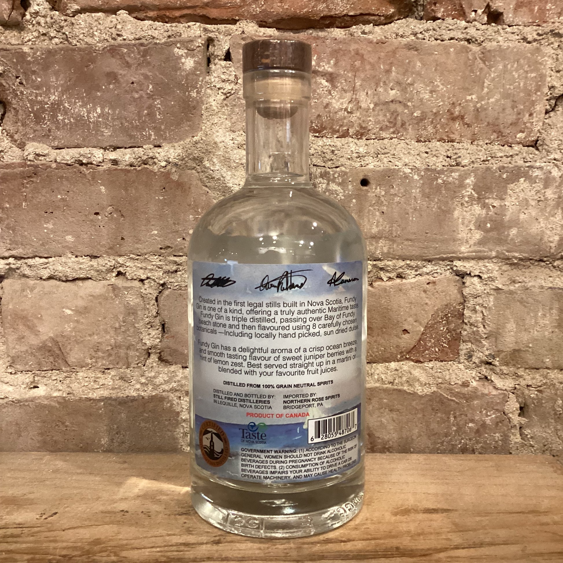 Still Fired Distilleries Fundy Gin 750ml
