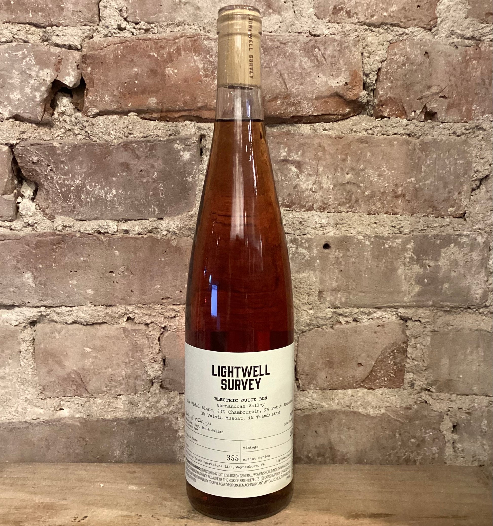 Lightwell Survey 'Electric Juice Box' Rosé Shenandoah Valley 2025 750ml