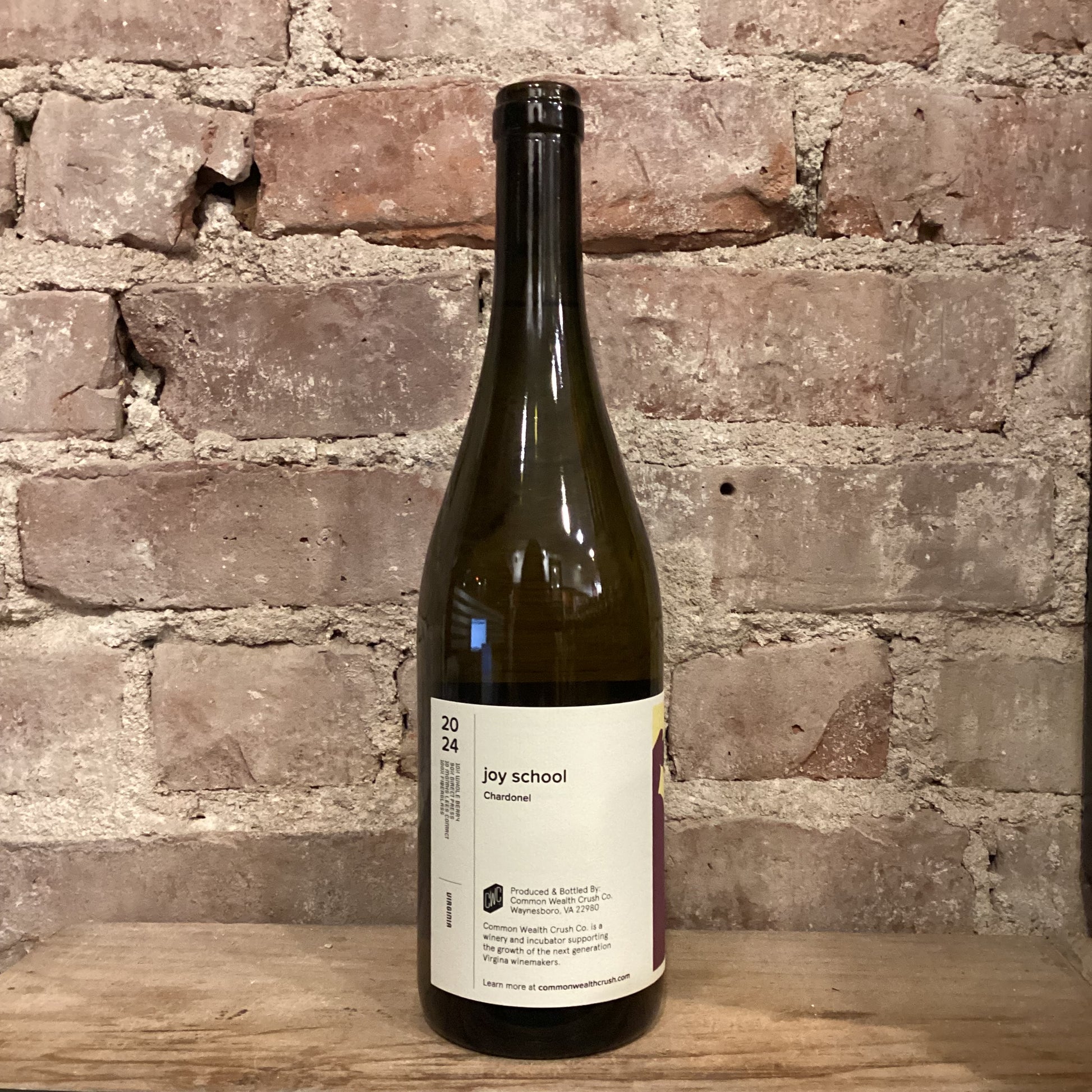 Common Wealth Crush Co. Chardonel Joy School 2024 750ml