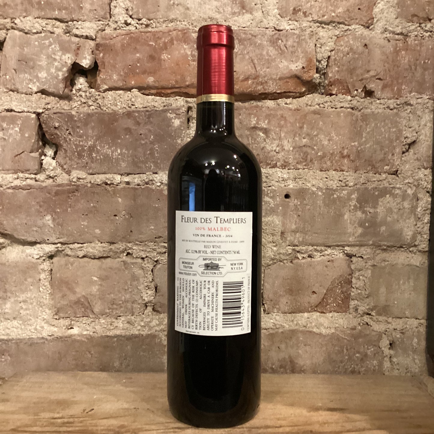 Maison Ginestet Malbec Fleur Des Templiers 2024 750mL