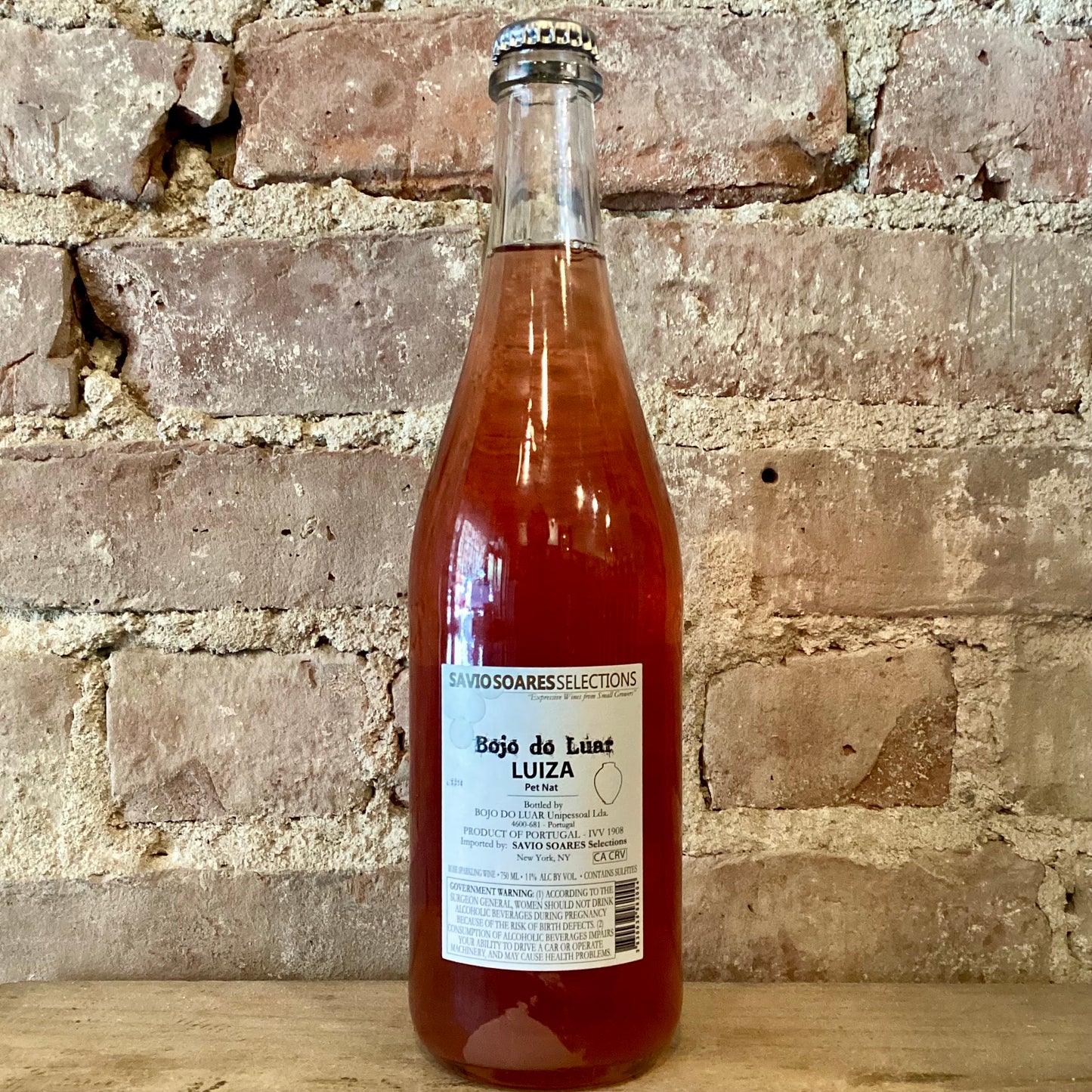Bojo do Luar Brut Luiza Pét-Nat Rosé 2024 750mL