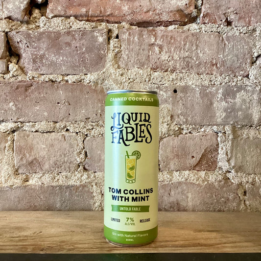 Liquid Fables 'Untold Fables' Tom Collins With Mint 355mL can