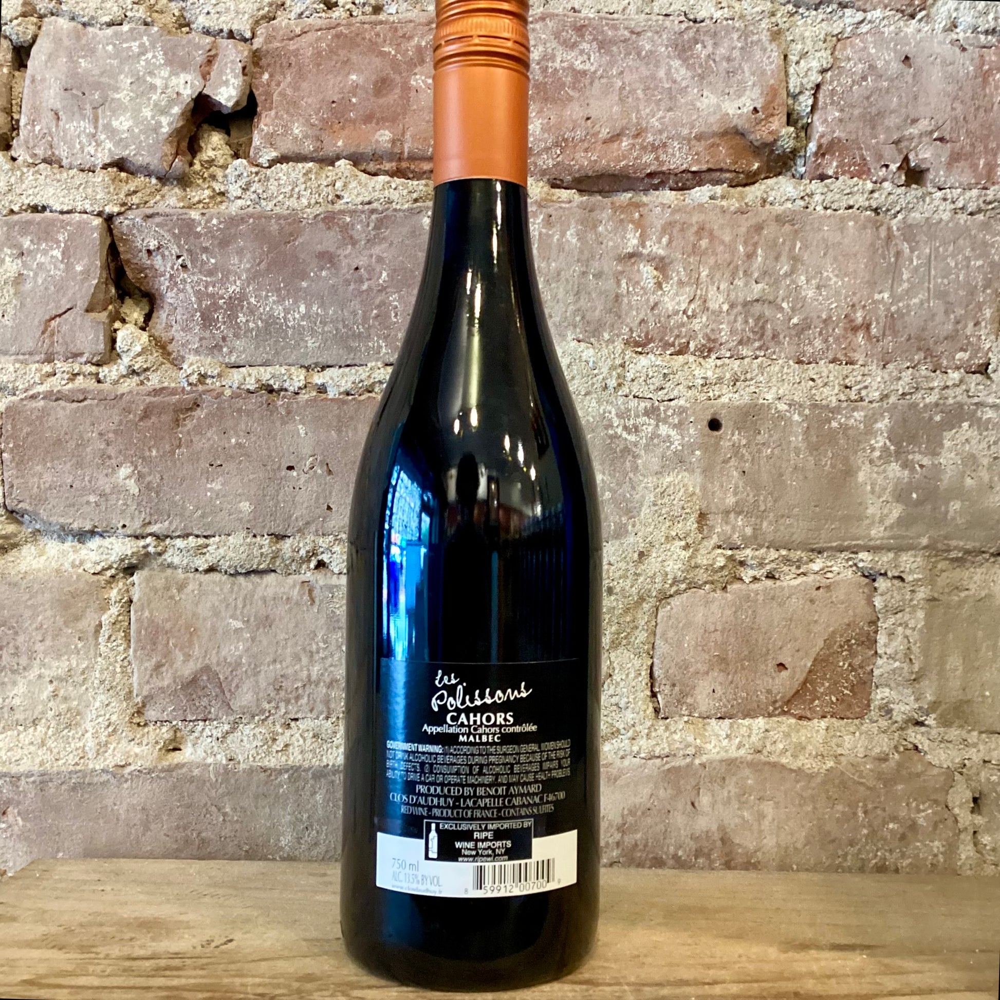Clos d'Audhuy Cahors Malbec Les Polissons 2023 750mL