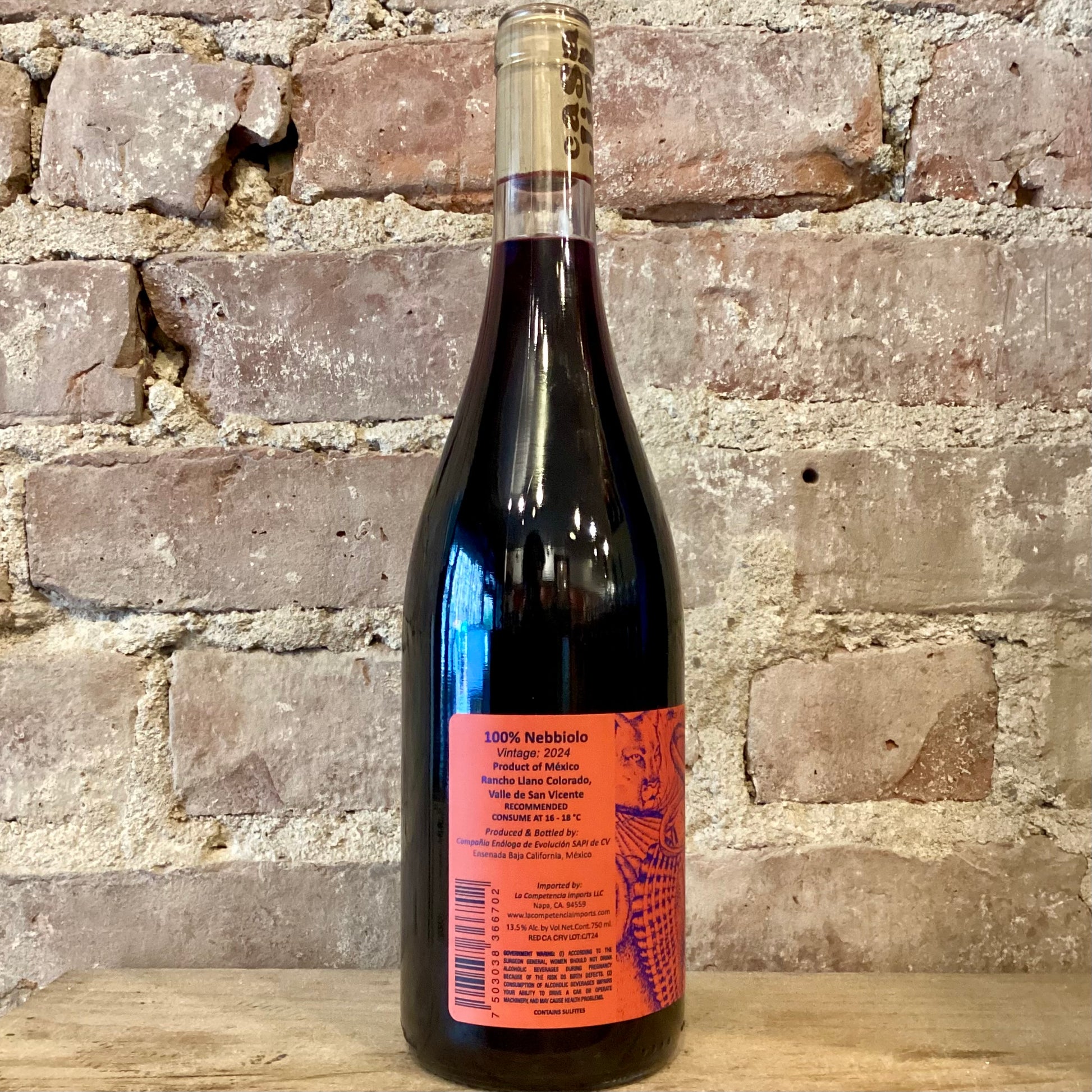 Casa Jipi Nebbiolo Valle de San Vicente 2024 750mL