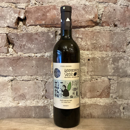 Rosha Winery Rkatsiteli Mtsvane Timothee Qvevris Dry Amber Wine 2024 750mL
