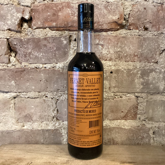 Fernet-Vallet Aperitivo Liqueur 750mL