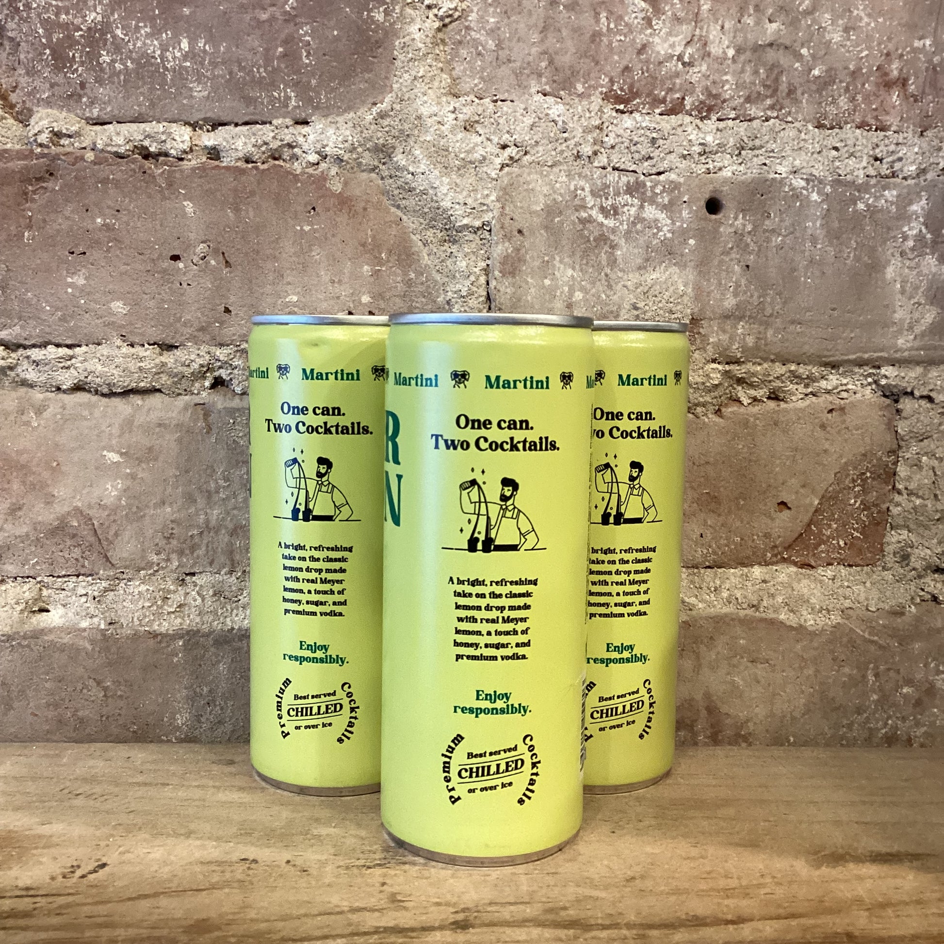 Hugo's Cocktails Meyer Lemon Drop Martini 250ml can