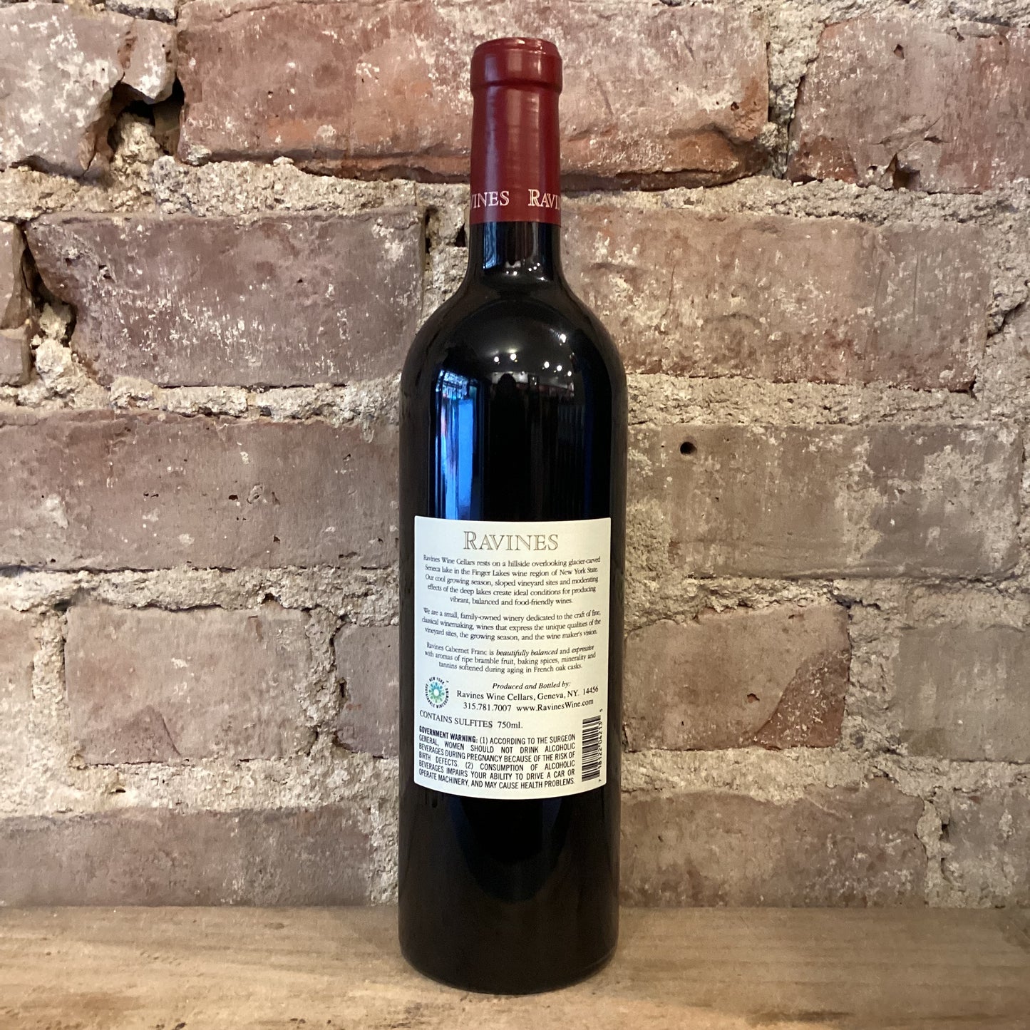 Ravines Wine Cellars Cabernet Franc Finger Lakes 2023 750mL