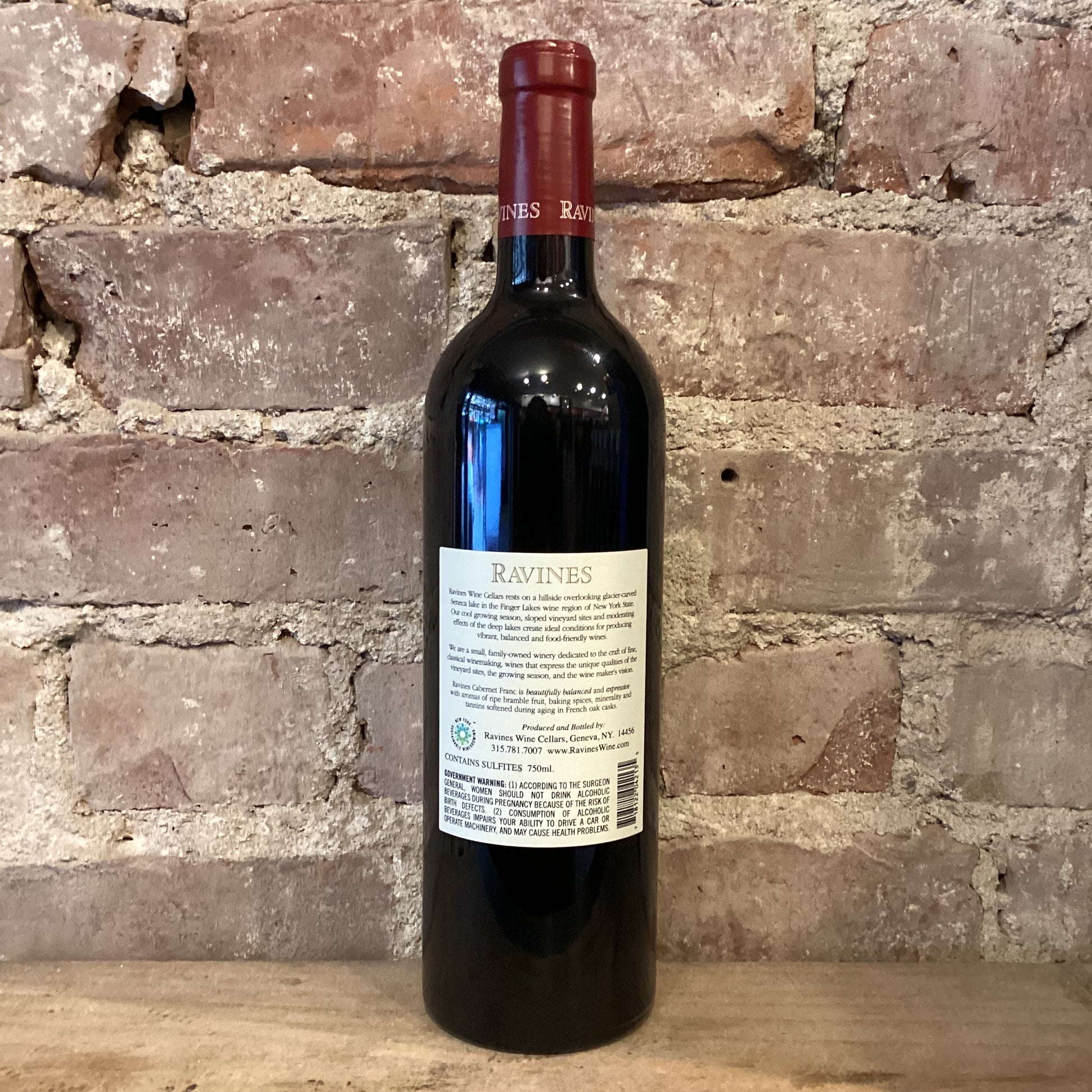 Ravines Wine Cellars Cabernet Franc Finger Lakes 2023 750mL