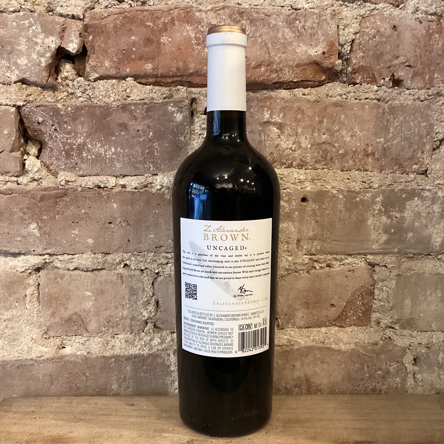 Z. Alexander Brown Cabernet Sauvignon 2024 750mL