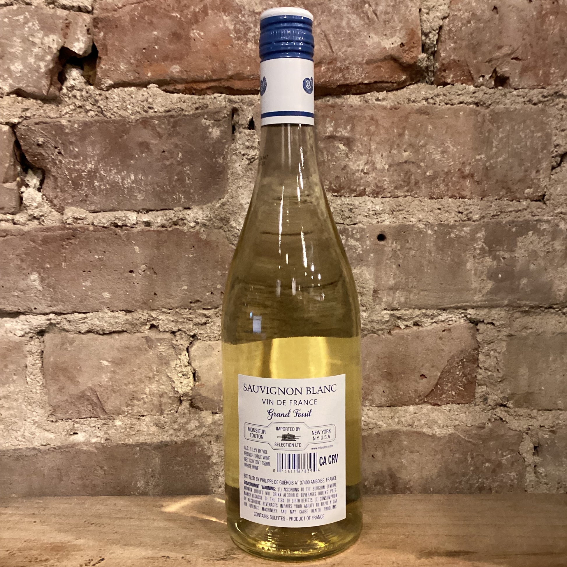 Grand Fossil Val de Loire Sauvignon Blanc 2025 750mL