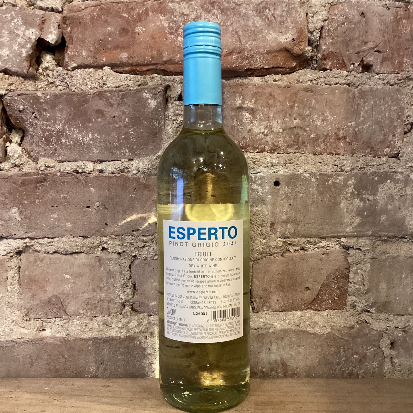 Esperto Friuli Pinot Grigio 2024 750mL