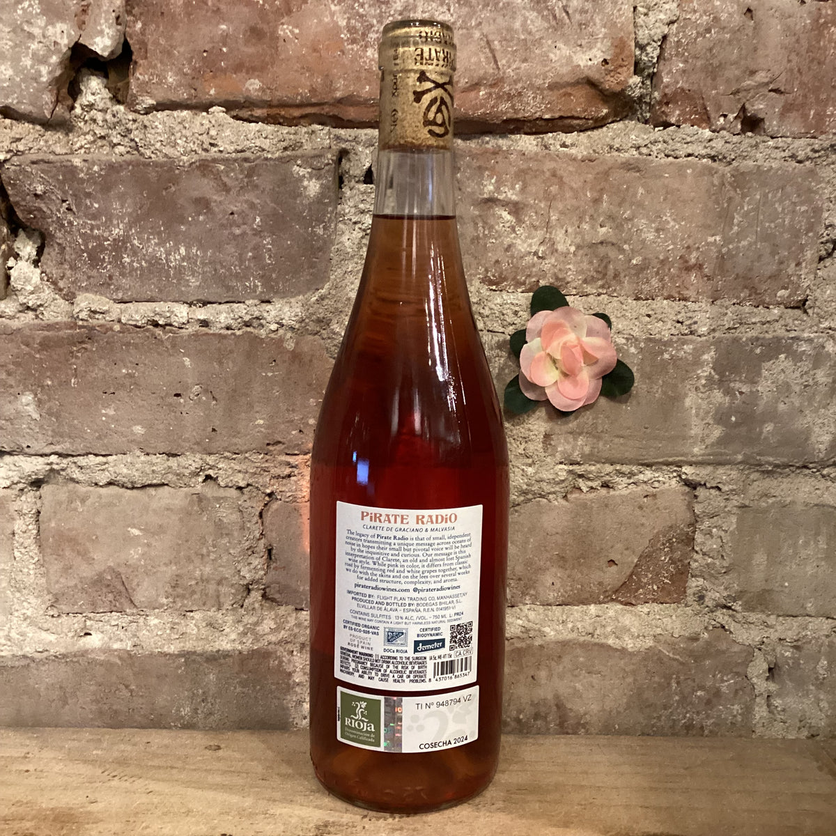 Pirate Radio Wines 'Clarete' 2024 750mL
