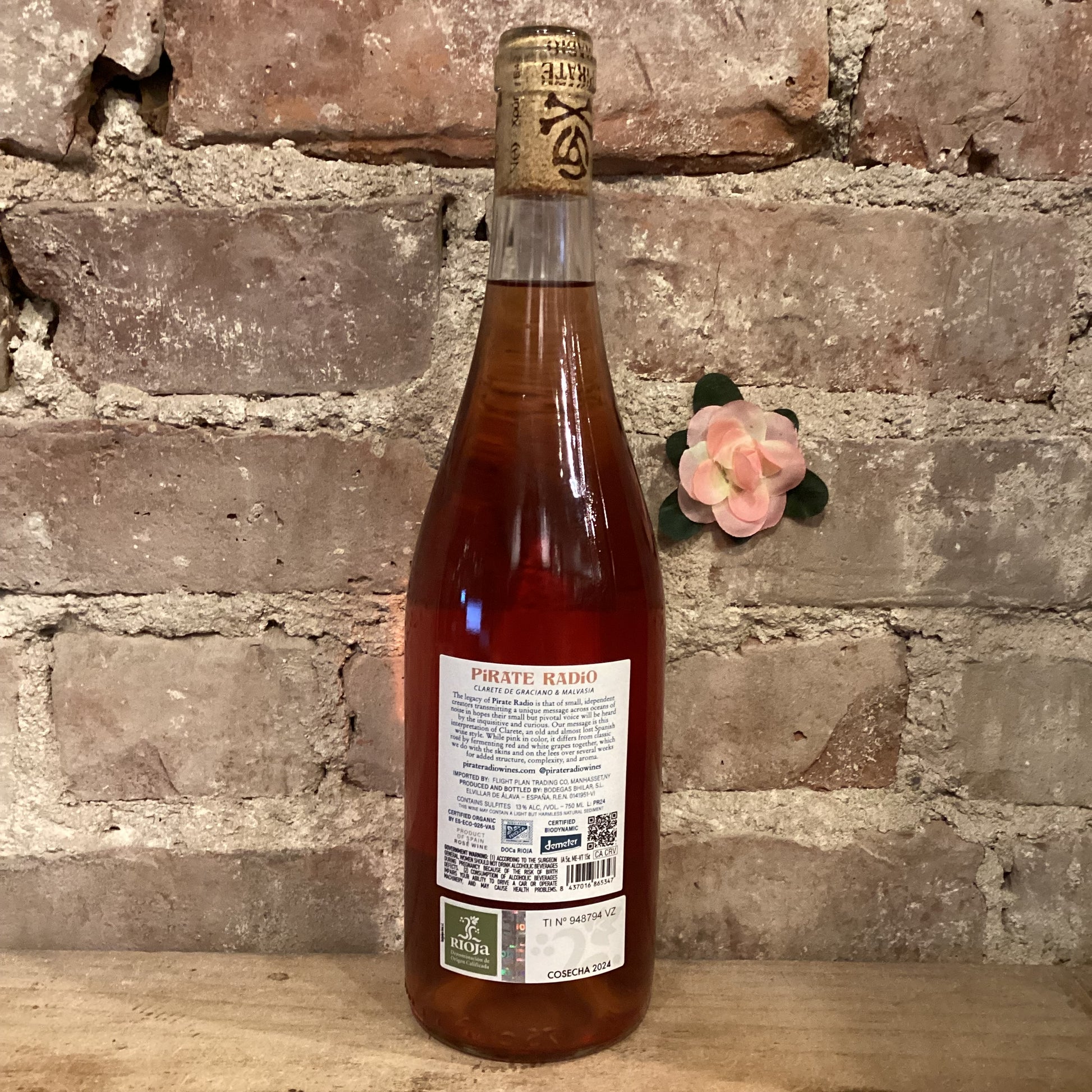 Pirate Radio Wines 'Clarete' 2024 750mL