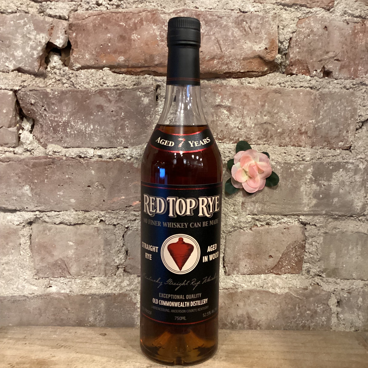 Old Commonwealth Distillery Red Top Rye Kentucky Straight Rye Whiskey 7yr 750mL