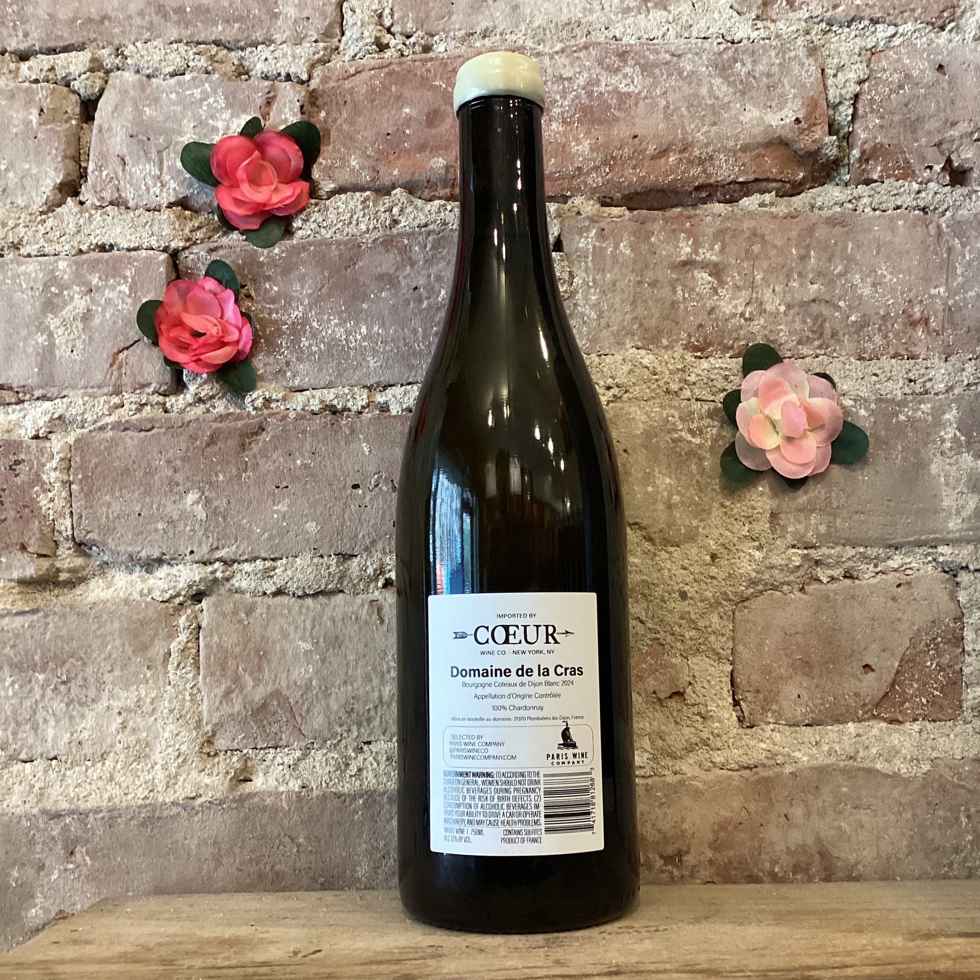 Domaine de la Cras Coteaux de Dijon Bourgogne Blanc 2024 750mL