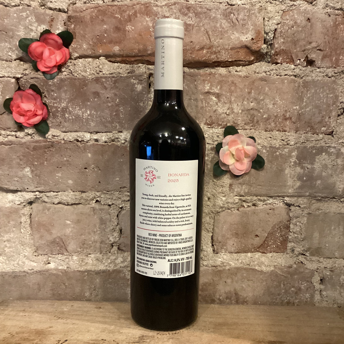 Martino Wines Bonarda 2025 750mL