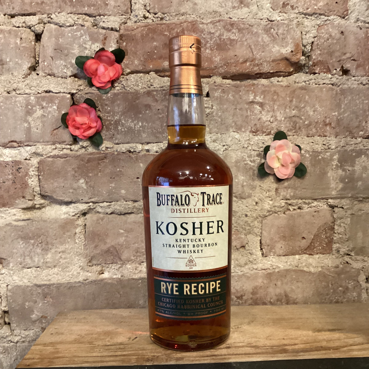 Buffalo Trace Kosher Bourbon Rye Recipe Whiskey 750ml