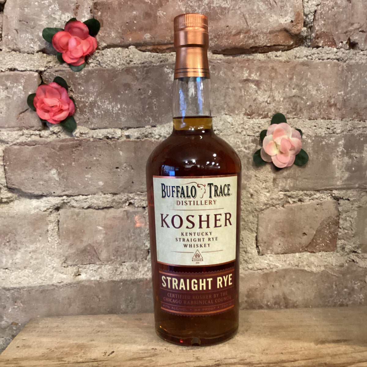 Buffalo Trace Kosher Kentucky Straight Rye Whiskey 750ml