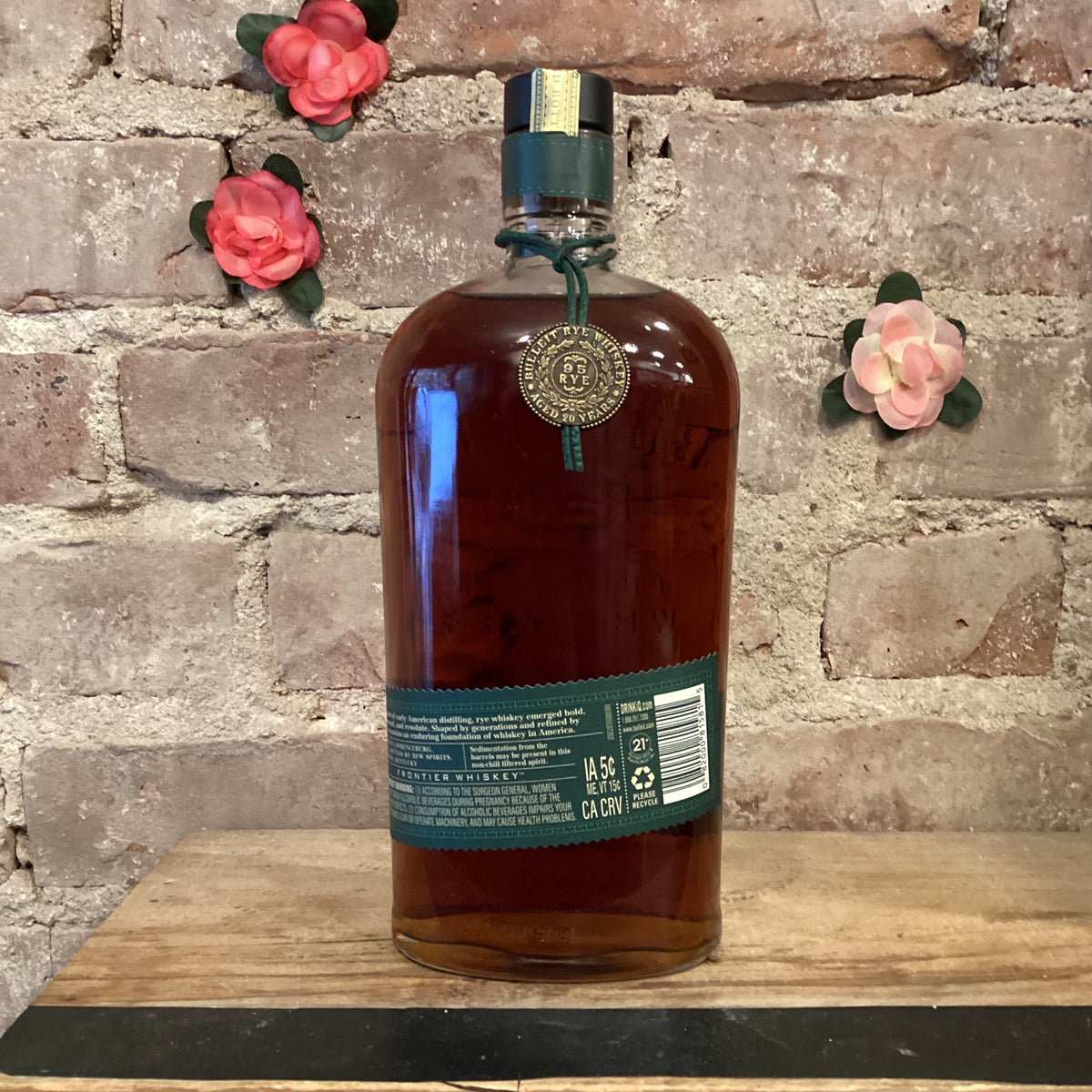Bulleit 20 Year Aged Cask Strength Rye Whiskey 750ml
