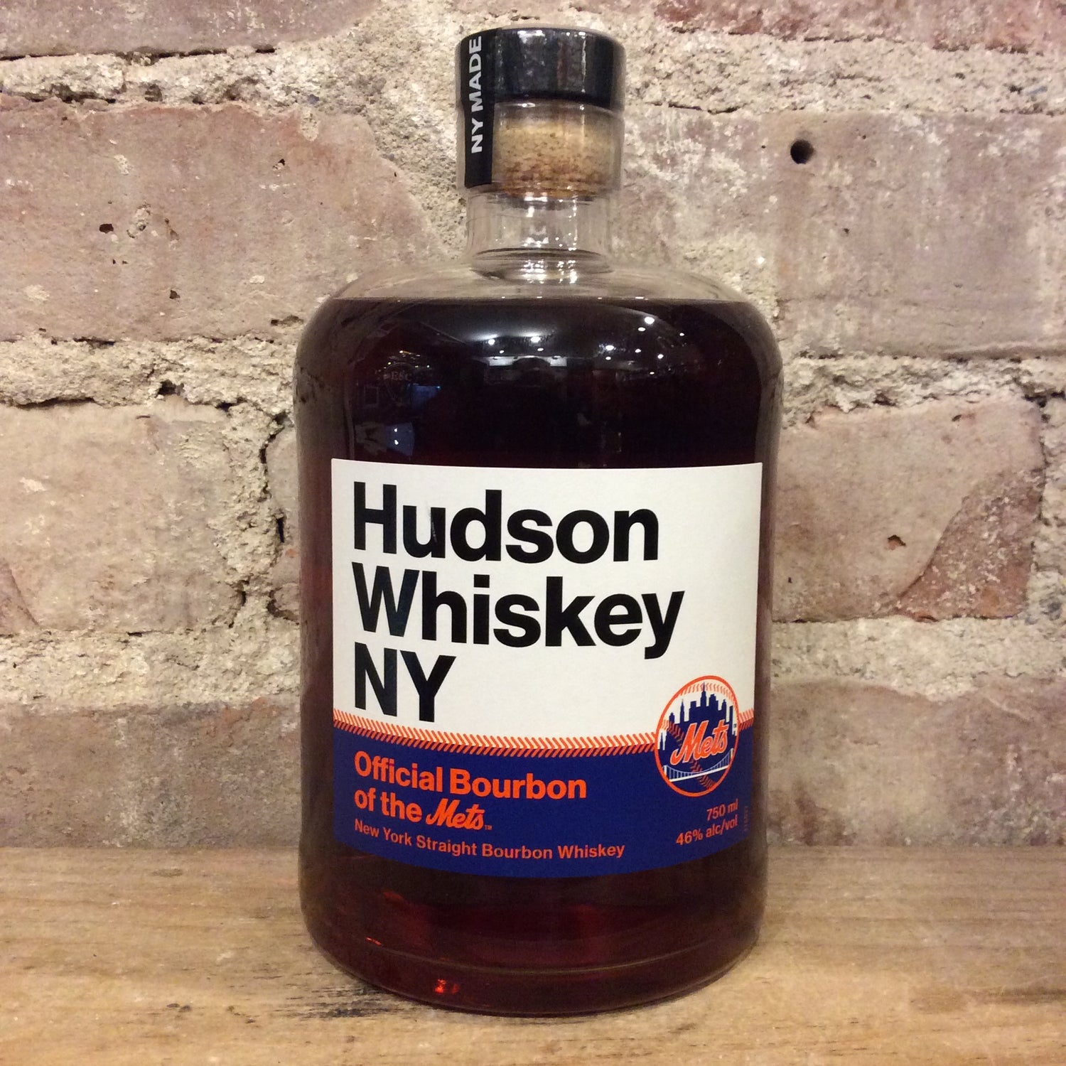 Hudson Whiskey 'Bright Lights, Big Bourbon' Straight Bourbon 'NY METS' Edition 750ml