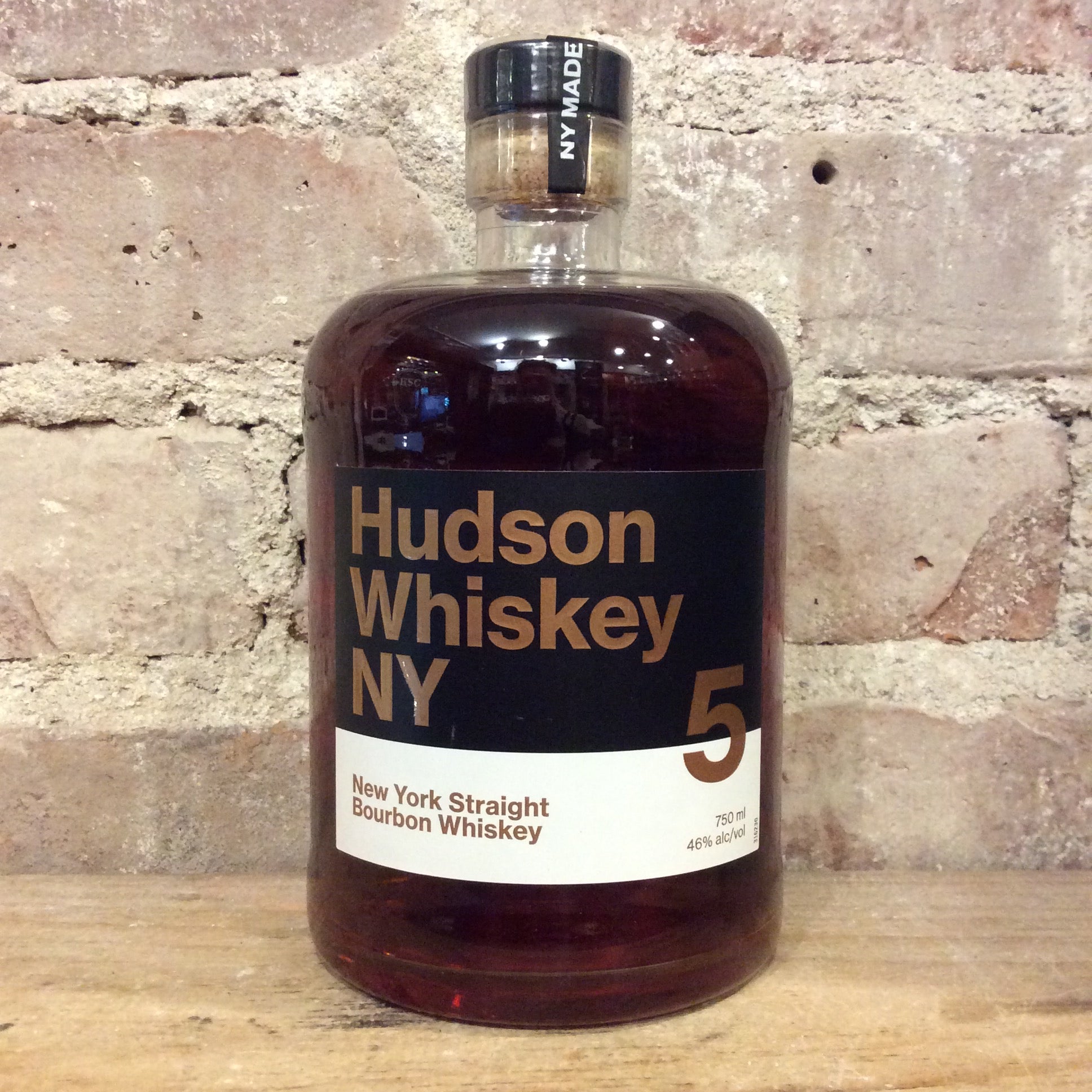 Hudson Whiskey 5 Years Old New York Straight Bourbon Whiskey 750mL