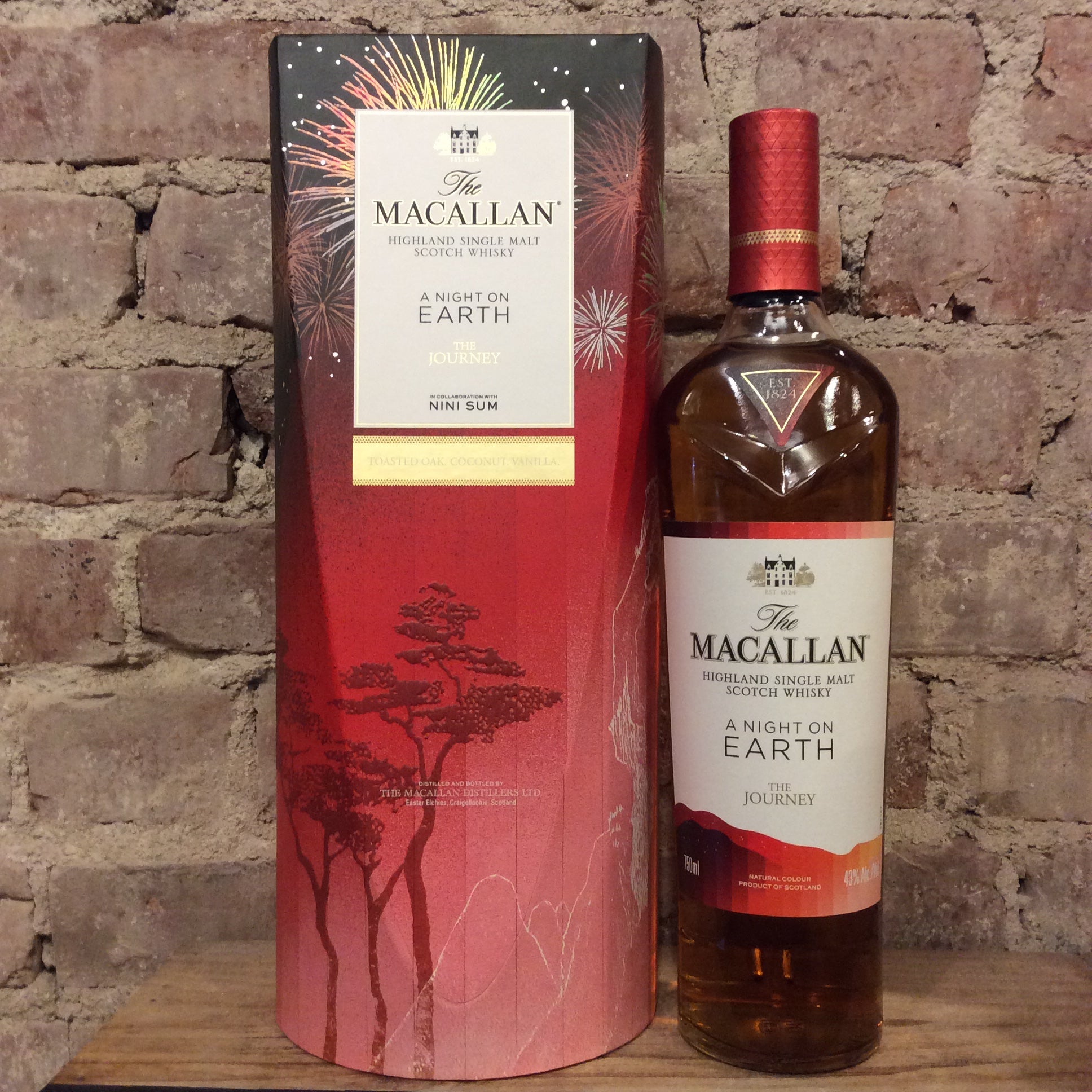 The Macallan 'A Night On Earth in Scotland: The Journey by Nini Sum' Highland Single Malt Scotch Whisky 750mL