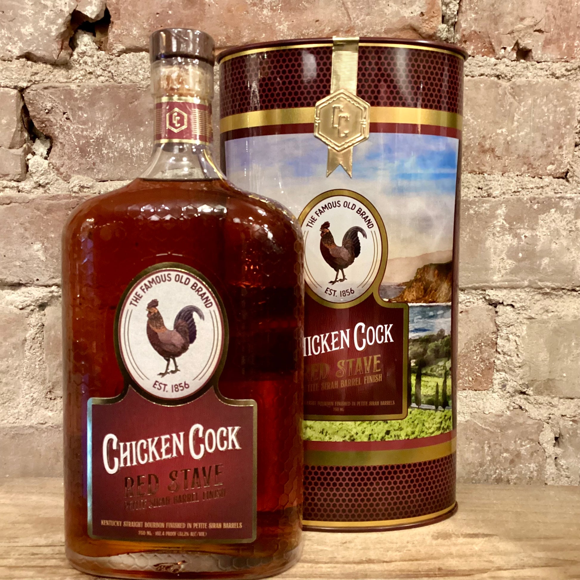 Chicken Cock Red Stave Petite Sirah Barrel Finish Kentucky Straight Bourbon Whiskey 750ml