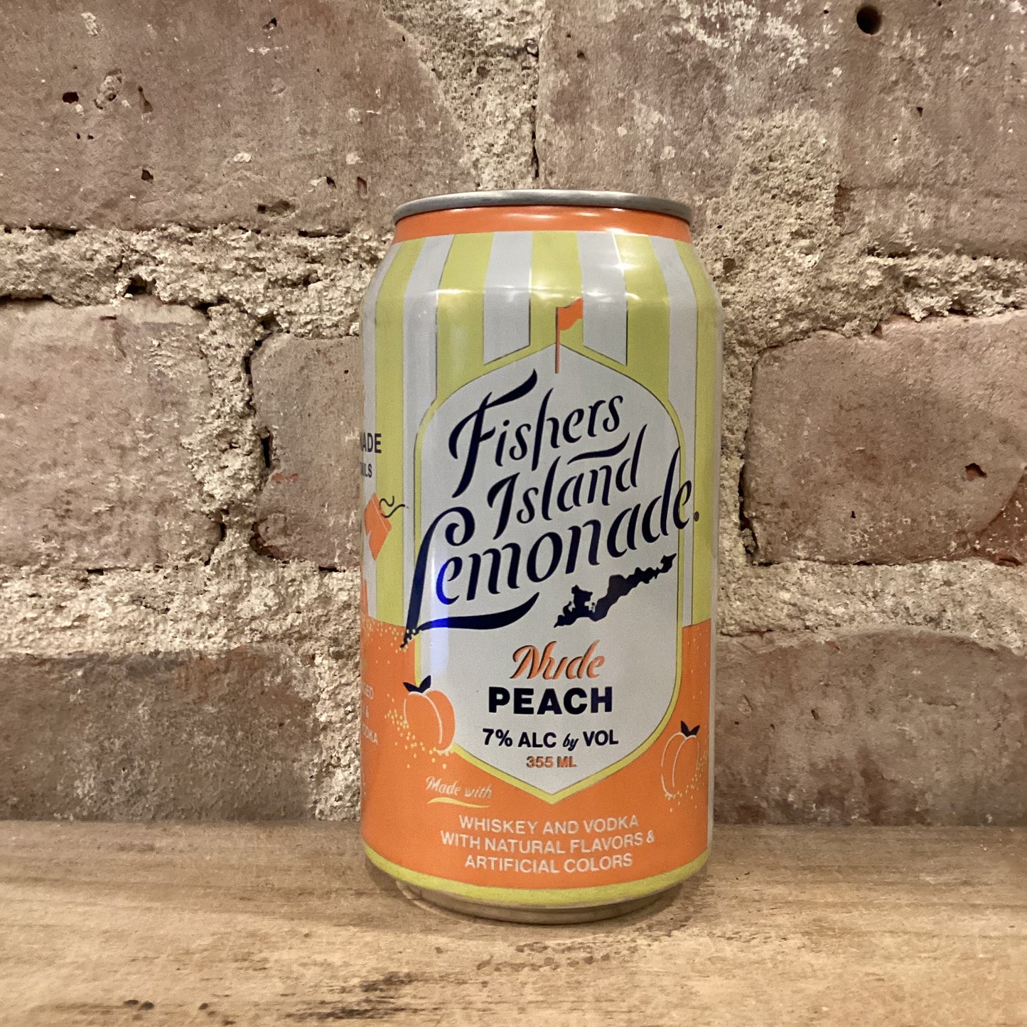 Fishers Island Lemonade Nude Peach 355mL