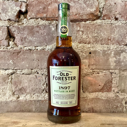 Old Forester 1897 Bottle In Bond Kentucky Straight Bourbon Whisky 100 Proof