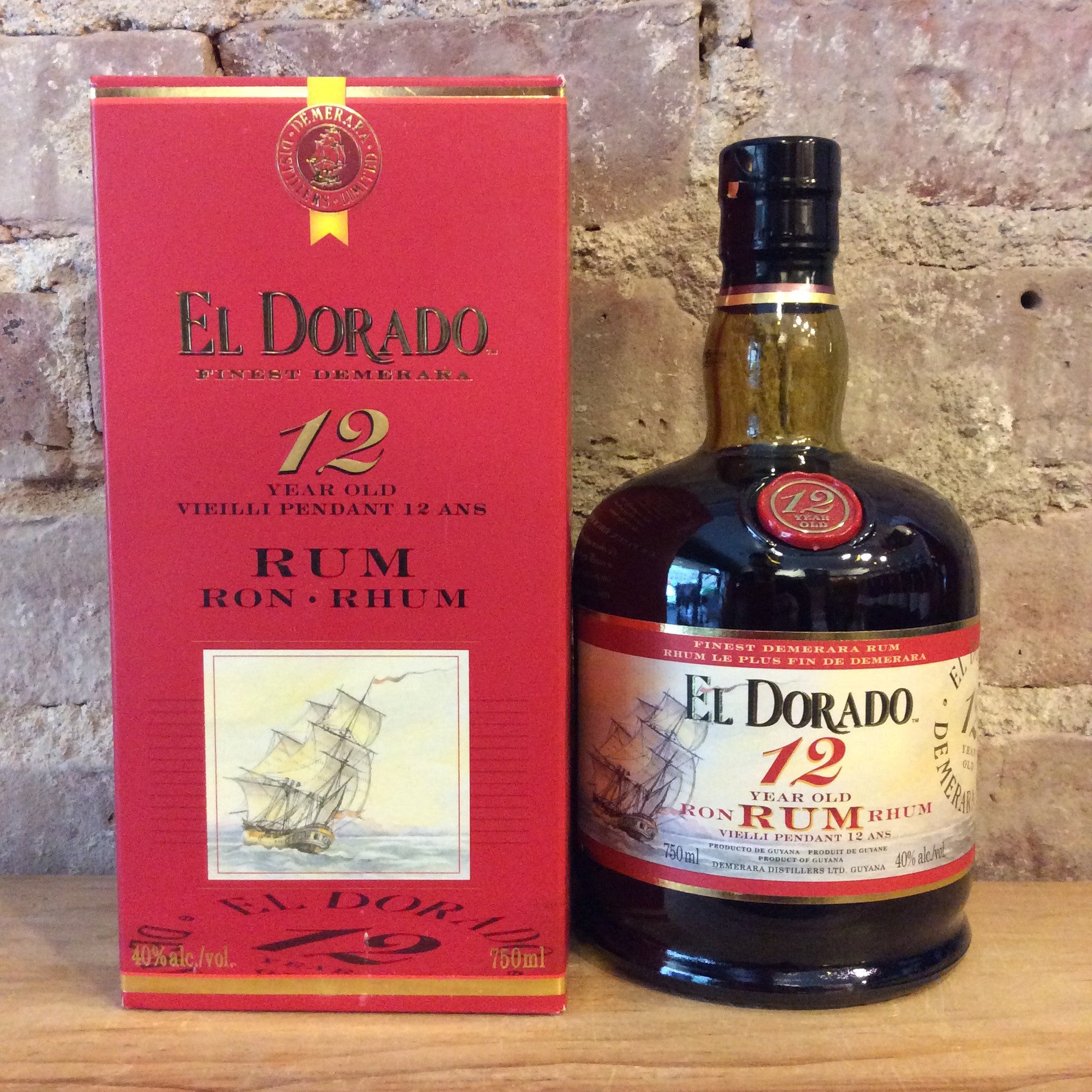El Dorado 12yr Demerara Rum 750mL
