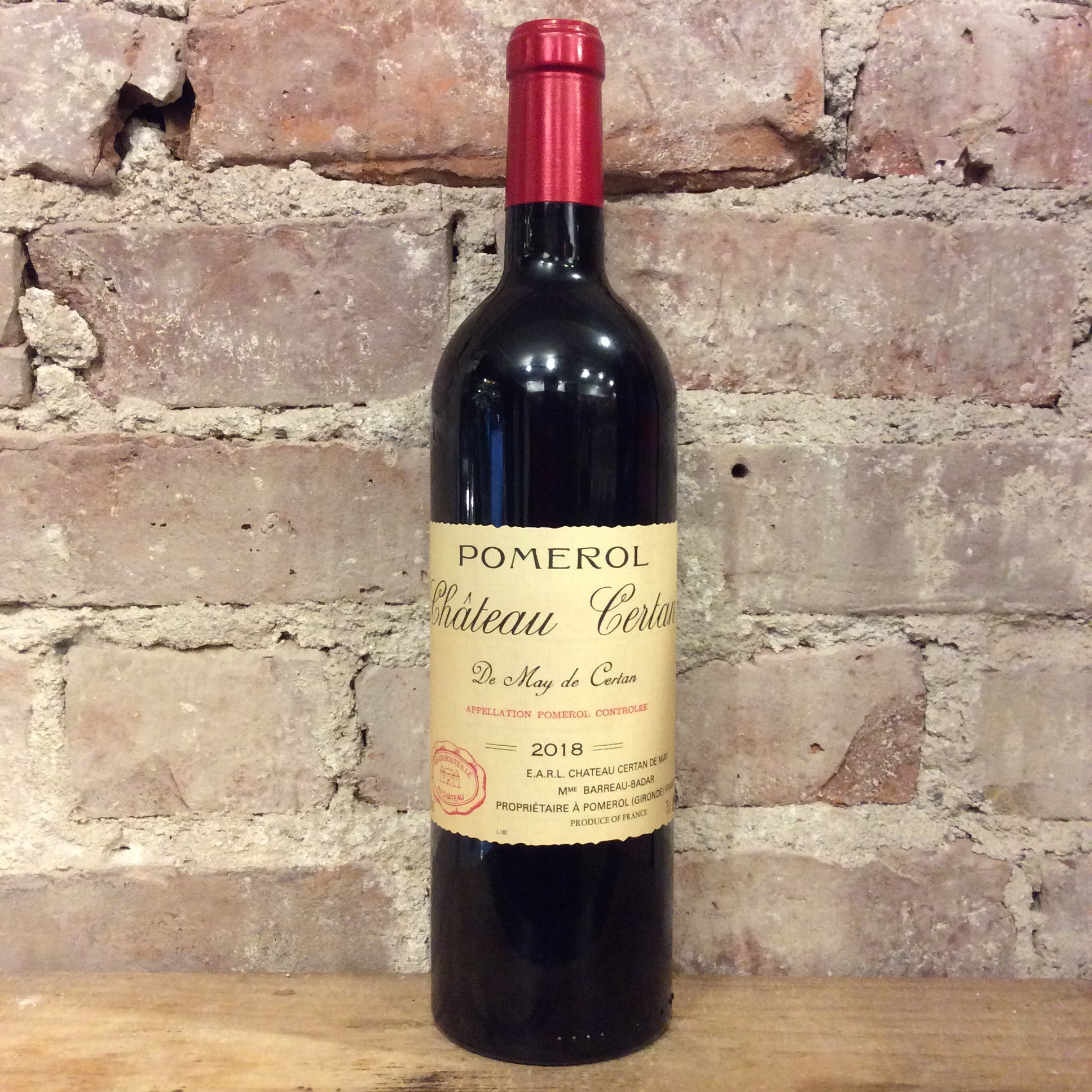 Chateau Certan de May Pomerol 2018 750ml