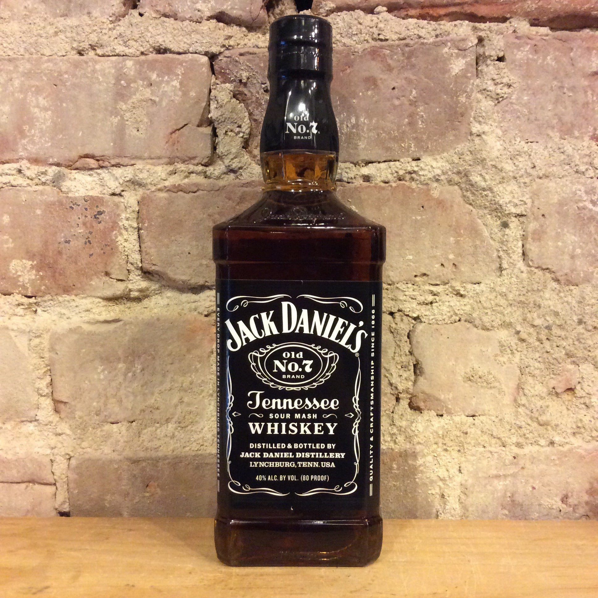 Jack Daniel's Black Label Old Time Old No.7 Brand Sour Mash Tennessee  Whiskey 750mL