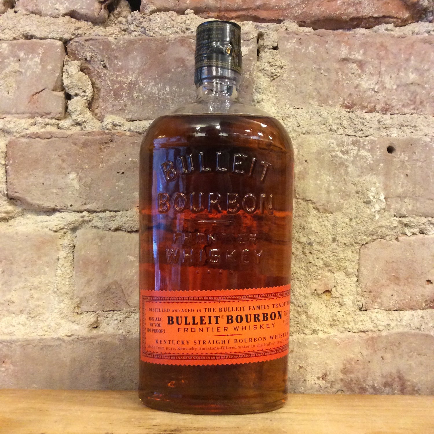 Bulleit Straight Bourbon Frontier Whiskey 750ml